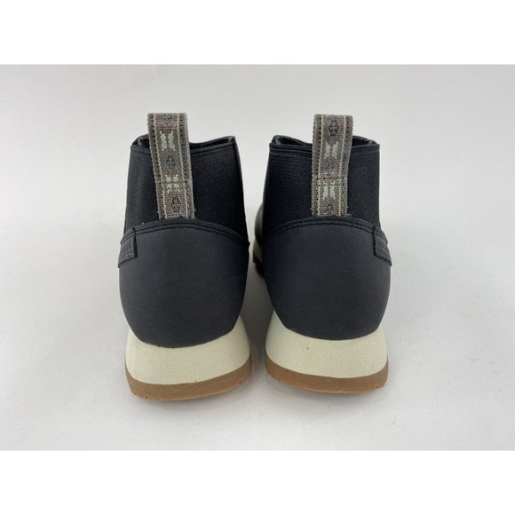 Merrell Alpine Chelsea Woman's Boots Black White Boot Slip On Faux Leather - Picture 6 of 12